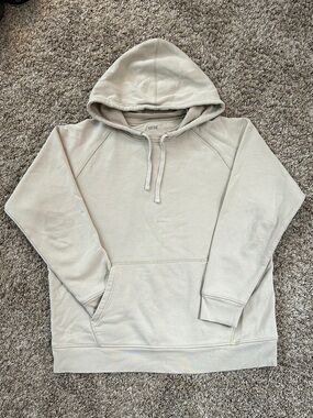 girlfriend collective Men's Lightweight Hoodie in Cream